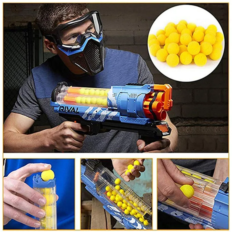 Оранжевый пули для Nerf Rival Zeus Apollo игрушки пистолет мягкие круглые дротики