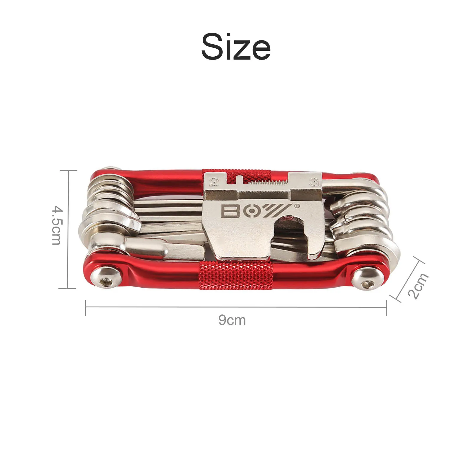 

Practical Mini Repair set 17 in 1 Multifunction Bicycle Repair Tool Set Kit Wrench Screwdriver Chain Cutter Accessories Tools