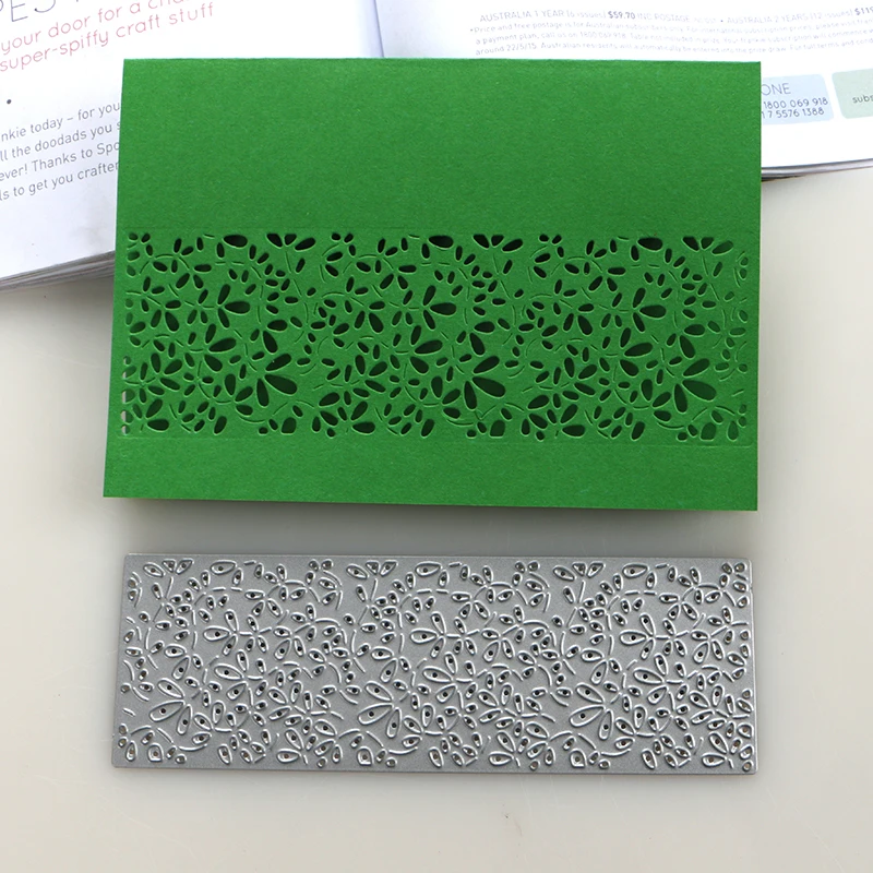 Металлические режущие штампы DUOFEN трафарет для резьбы листьев рукоделия проекты