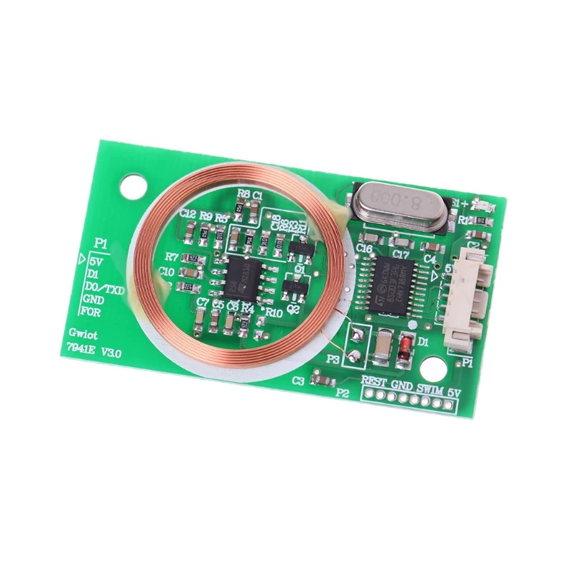 EM4100 8CM RFID Reader Wireless Module UART 3Pin 125KHz DC 5V Reading Sensor Kit Dropship | Электроника