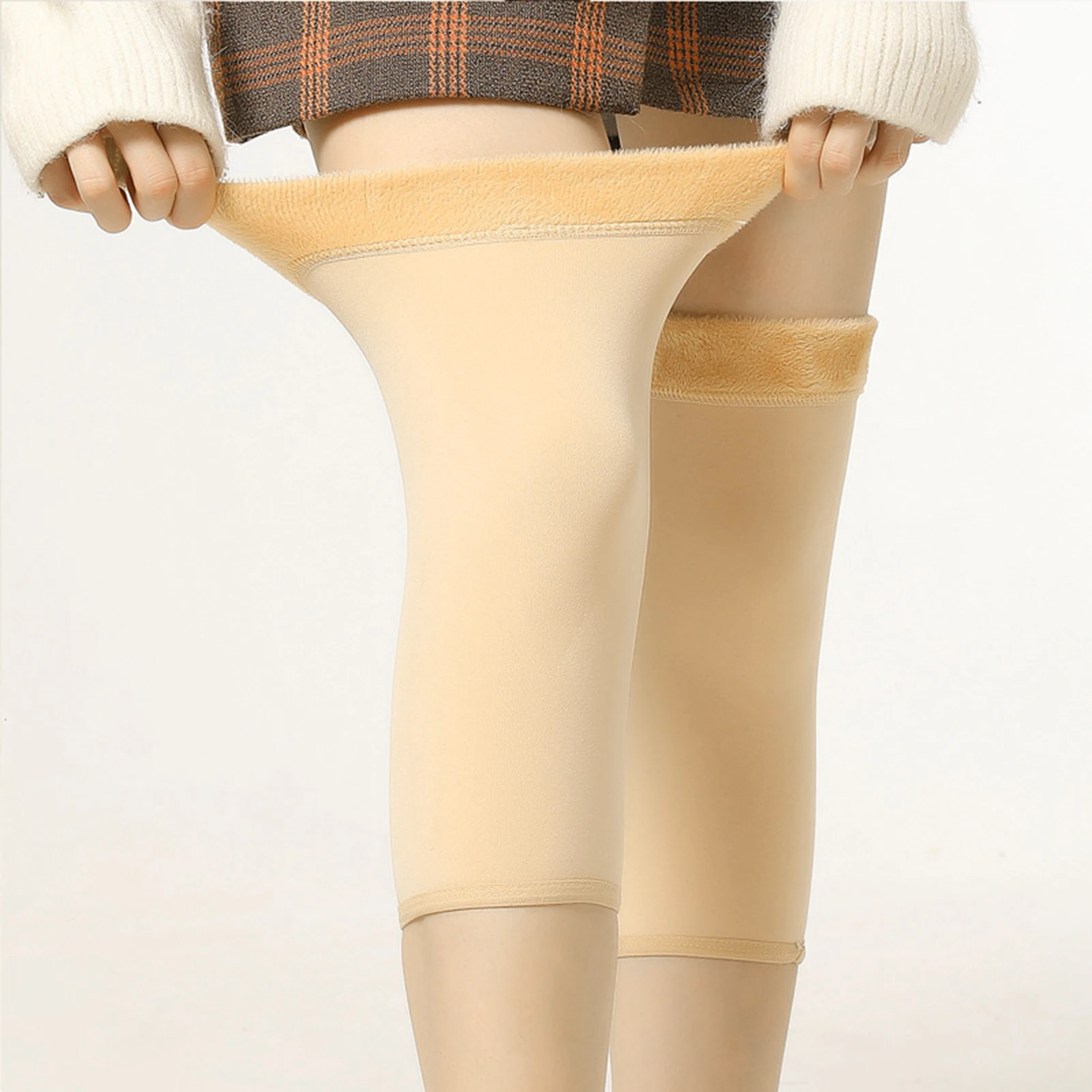 

Winter Women's Knee Warmers Thermal Soft Elastic Non-Slip Braces Protector Knee Pad Compression Sleeve