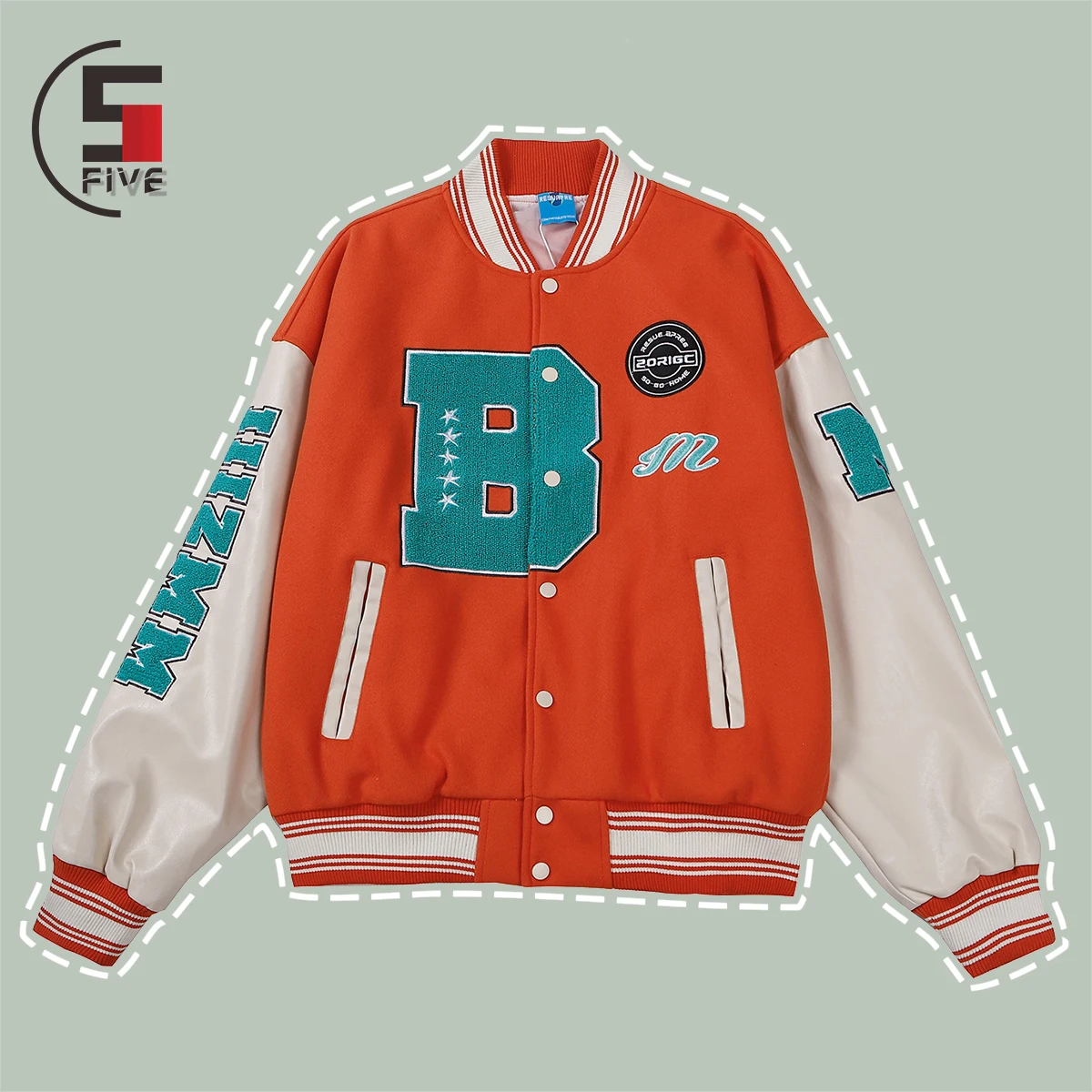 

Furry Letters Baseball Jacket Men's Hip Hop Harajuku Patchwork Streetwear Embroidered Jackets Winter Leather Bomber Unisex Coats