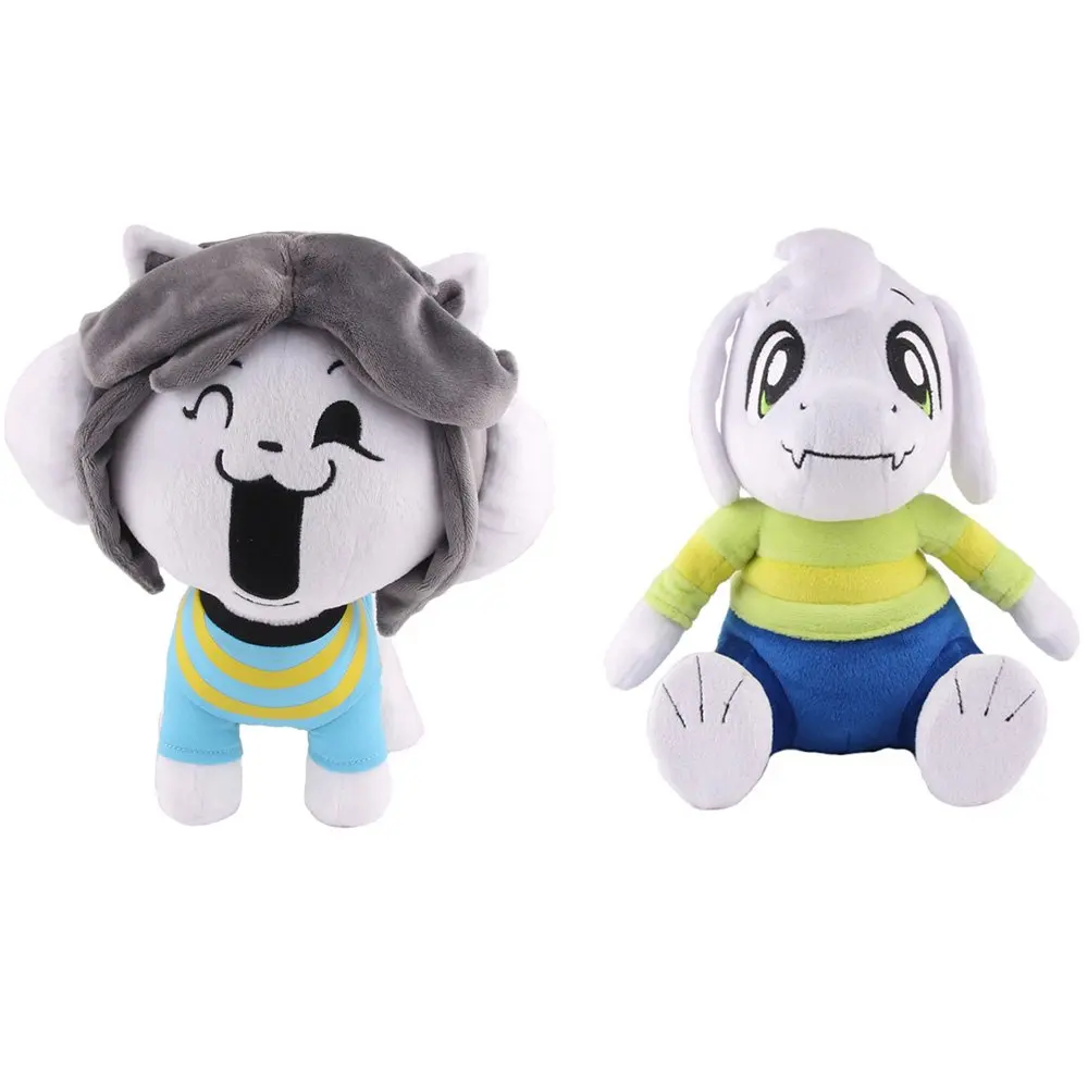 2 4 шт. новые плюшевые игрушки из мультфильма Frisk Sans Papyrus Asriel Toriel мягкие куклы милые