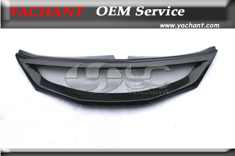 Передняя решетка из углеродного волокна в стиле CS подходит для Subaru Impreza 2008 2010 GRB WRX