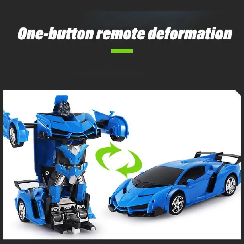 118 rc deformed car 2 in 1 remote control robot transformation robot model remote control car battle toy gift boy birthday toy free global shipping