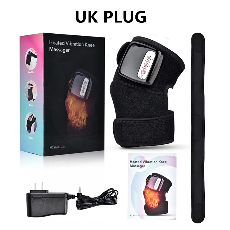 Online 3 In 1 Pijat Lutut Siku Bahu Fisioterapi Getaran Arthritis Pemanas Pijat Listrik Bantalan Sendi Mendukung Pereda Nyeri