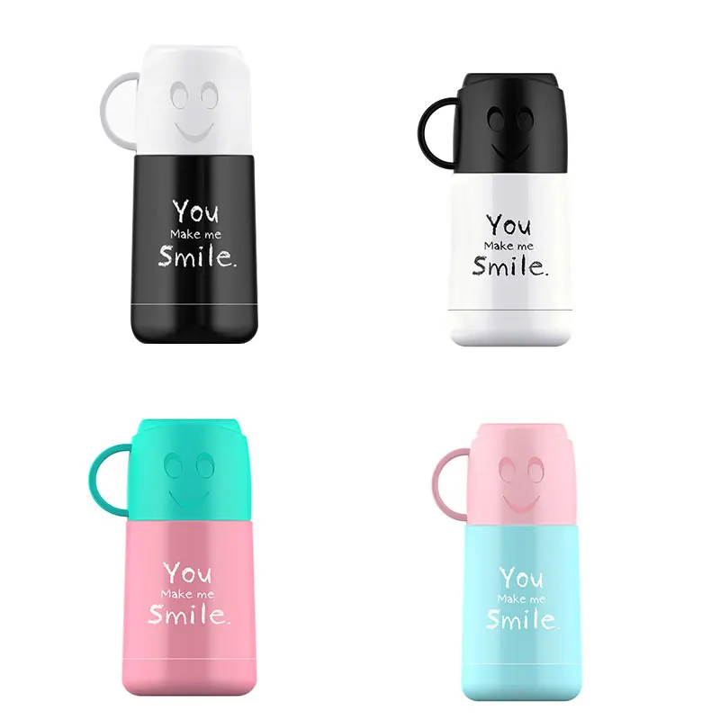 Smile Face термос чашки портативная бутылка для воды взрослых дорожные бутылки