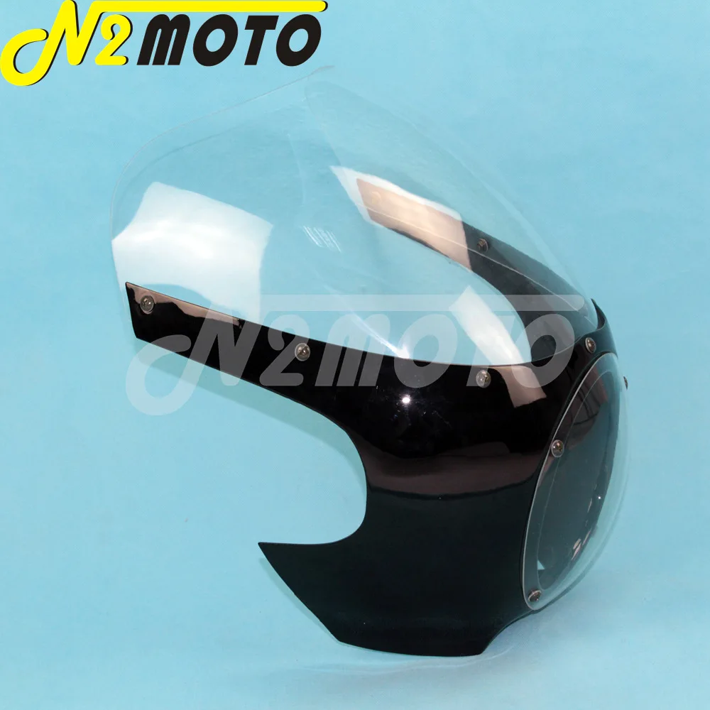 Защитная маска для передней фары Harley Sportster Cafe Racer Drag Racing 5 3/4 дюйма|headlight fairing|racing