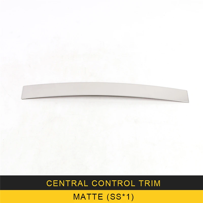 For Audi Q3 F3 Car Styling Central Control Center Console Panel Cover Trim Frame Sticker Chrome Interior Accessory