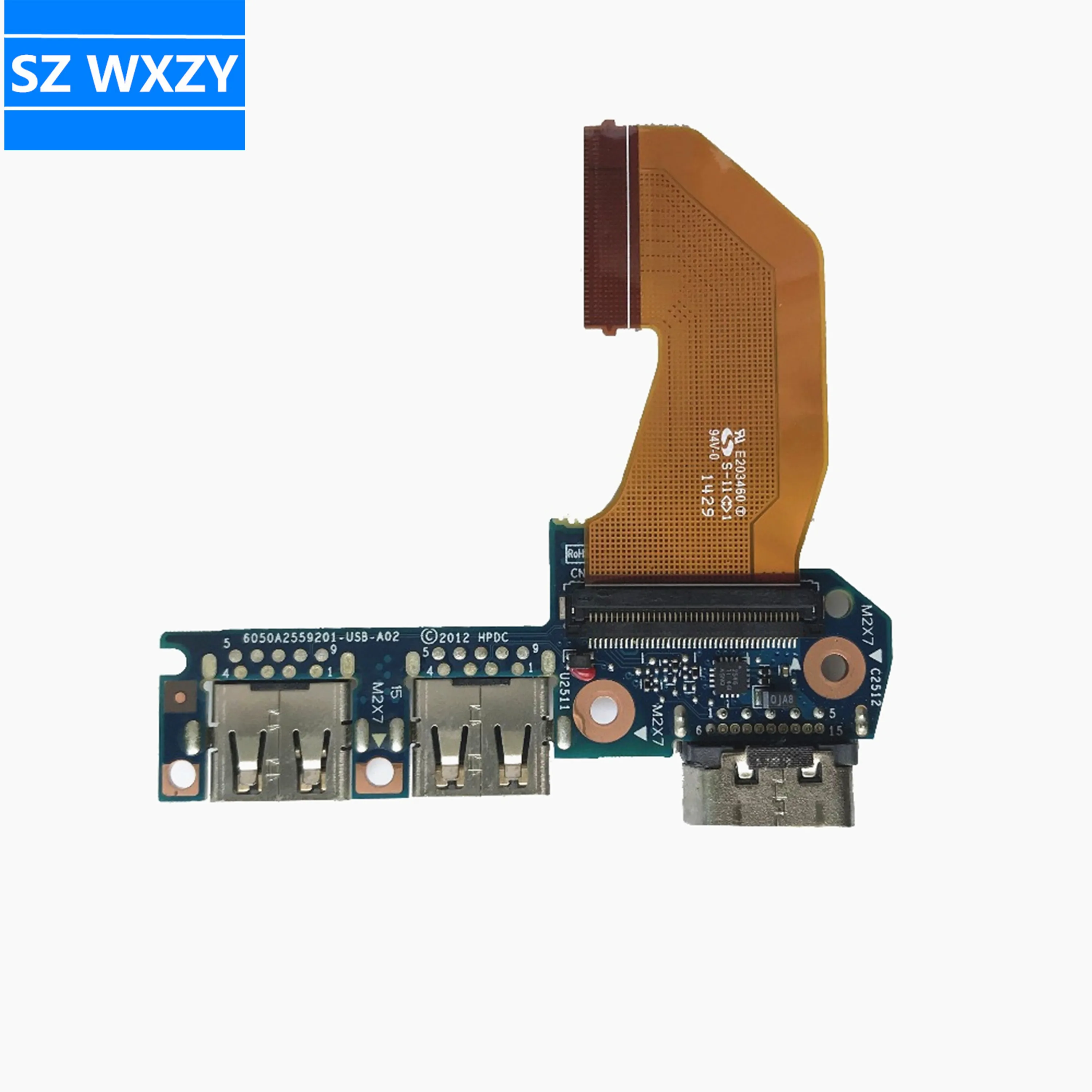 Для HP 840 G1 VGA USB плата с кабелем 6050A2559201 A02 6035B0101101 100% протестирована Быстрая
