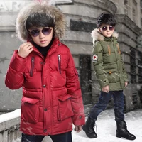 winter children jackets for boys down coat teen fashion boys warm coat kids hooded outerwear coats for boys 5 6 8 10 12 14 years