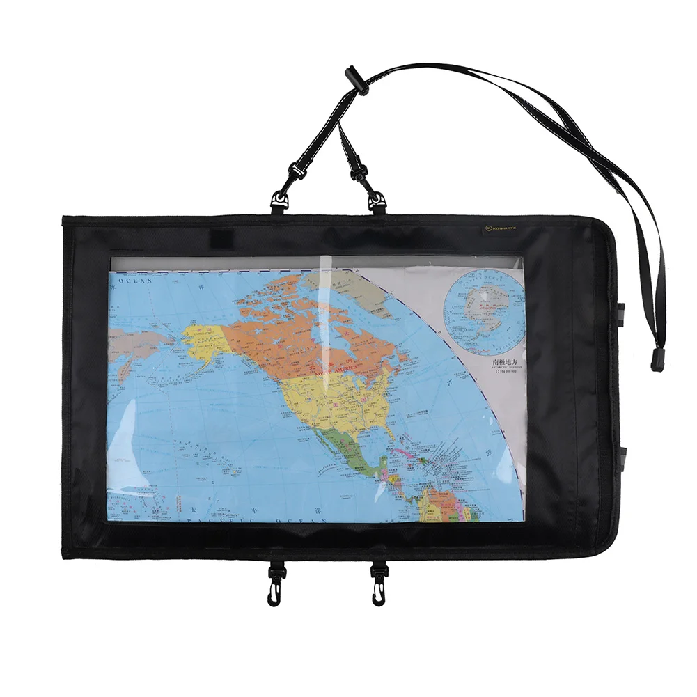 

Outdoor Sports Waterproof Foldable Transparent Window Map Storage Bag Pouch