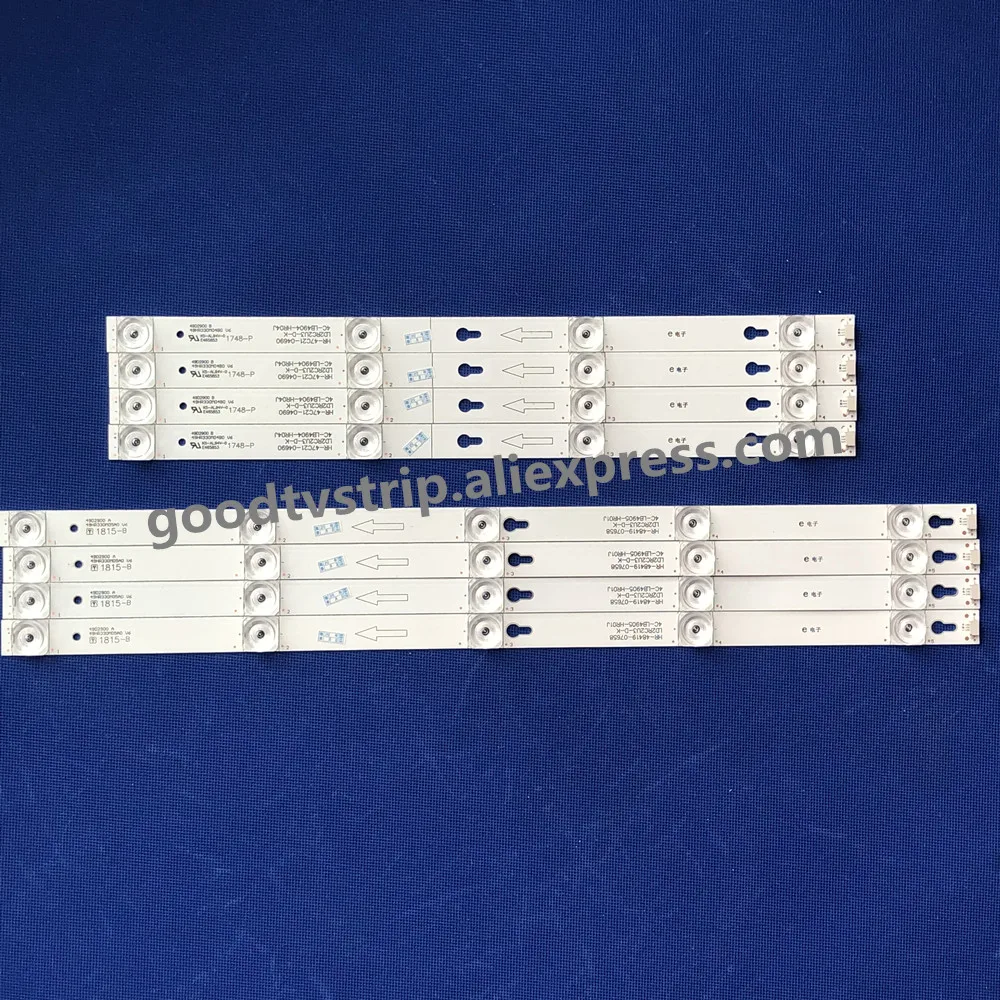 5set=40pcs LED Backlight strip for Toshiba 49L2600 L49S4900fs 49U7800 49P2US 49L2900 49D2900 49S405 49S403 TOT_49_D2900 U49P6066