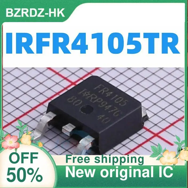 

5PCS/lot IRFR4105TRPBF IRFR4105 FR4105 27A/55V TO-252 New original IC