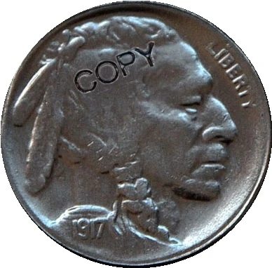 

USA 1917 P,D,S BUFFALO NICKEL COPY COINS