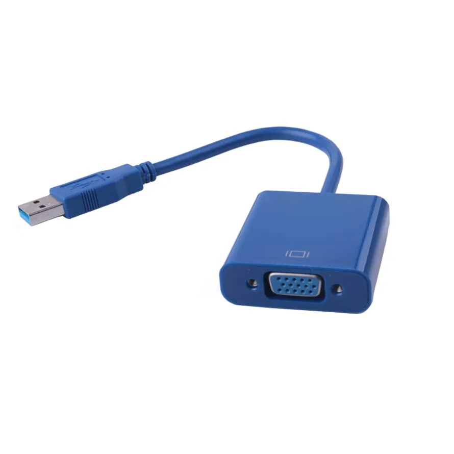 Elistooop USB 3 0 к VGA мультидисплейный адаптер конвертер внешняя видеографическая