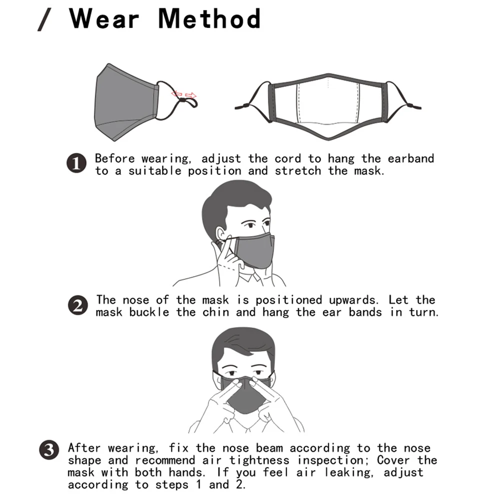 Дышащая противопылевая многоразовая рот Муфельная дыхательная маска для лица