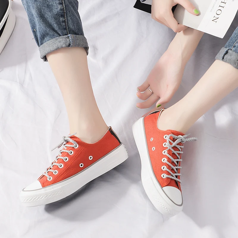 2020 летняя модная женская обувь Новая повседневная с низким верхом Обувь в стиле