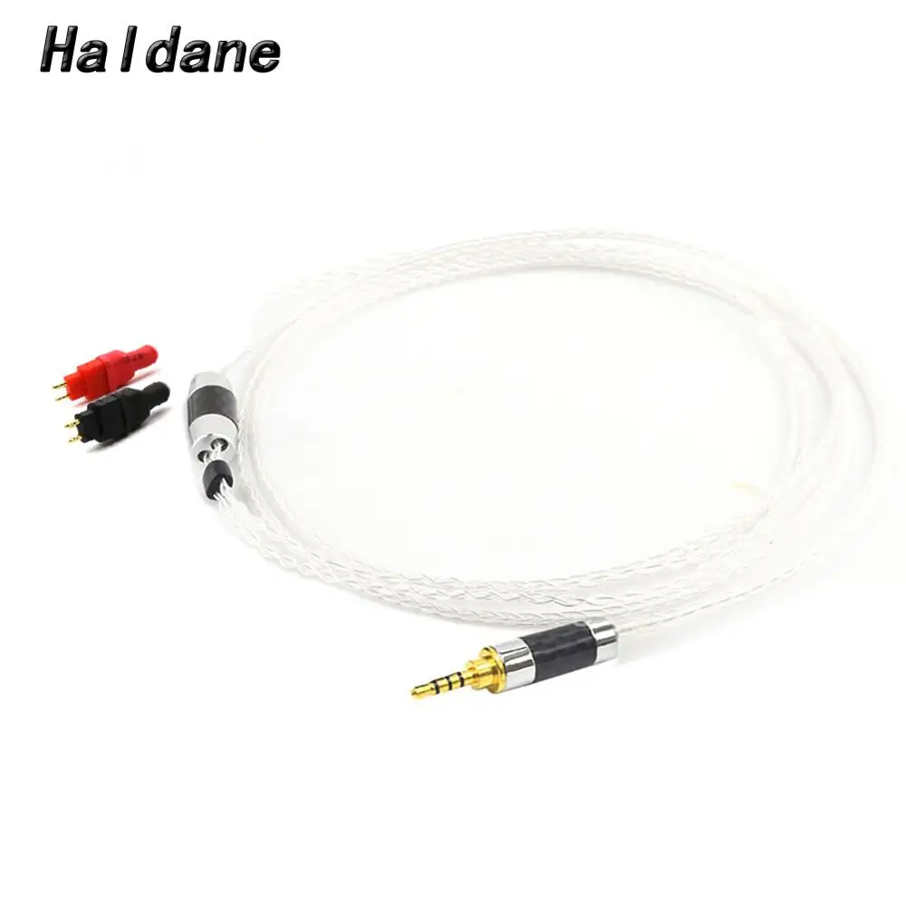 

Haldane HIFI DIY 3.5/2.5/4.4mm Balanced Silver Plated Headphone Upgrade Cable For HD600 HD650 HD525 HD545 HD565 HD580 Headphones