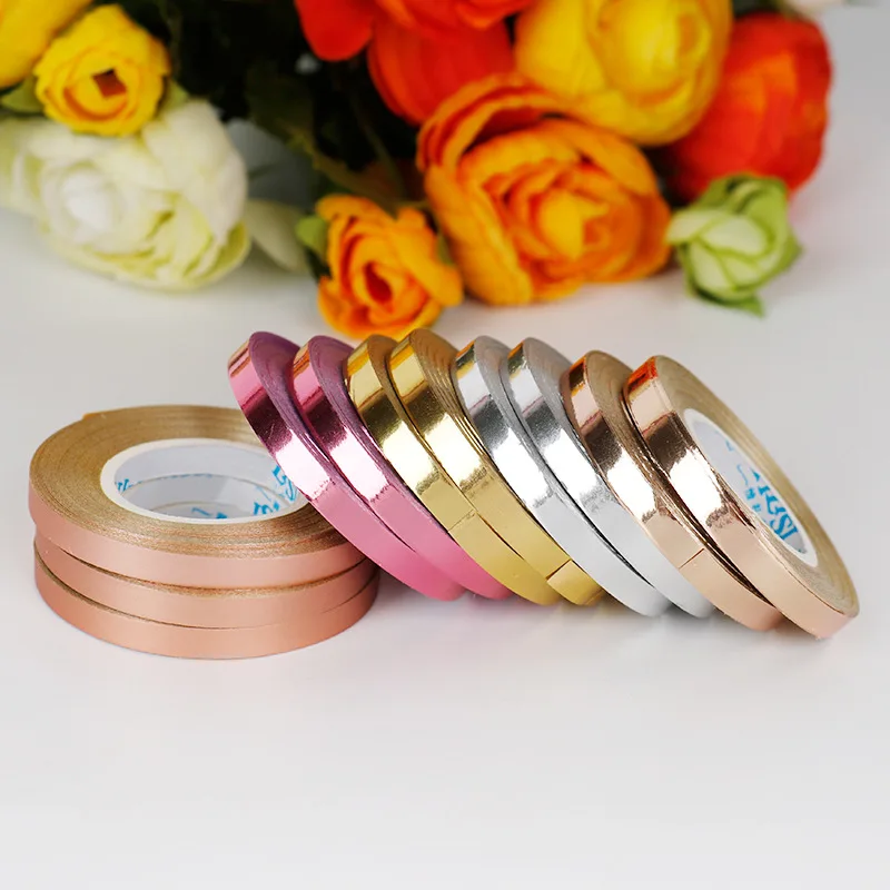 5 шт./лот 10 м розовые золотые фольги воздушные шары Лазерные Ленты струны вечерние