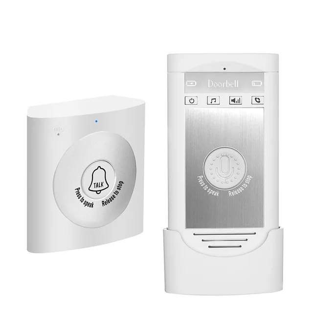 

Anjielosmart 2.4G Wireless Intercom Doorbell Home Mobile Wireless Voice Intercom Doorbell Waterproof Support Two-Way Intercom