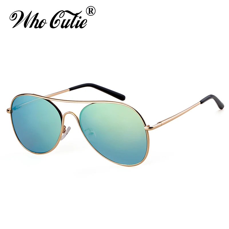 Женские солнцезащитные очки с металлической оправой WHO CUTIE Винтажные