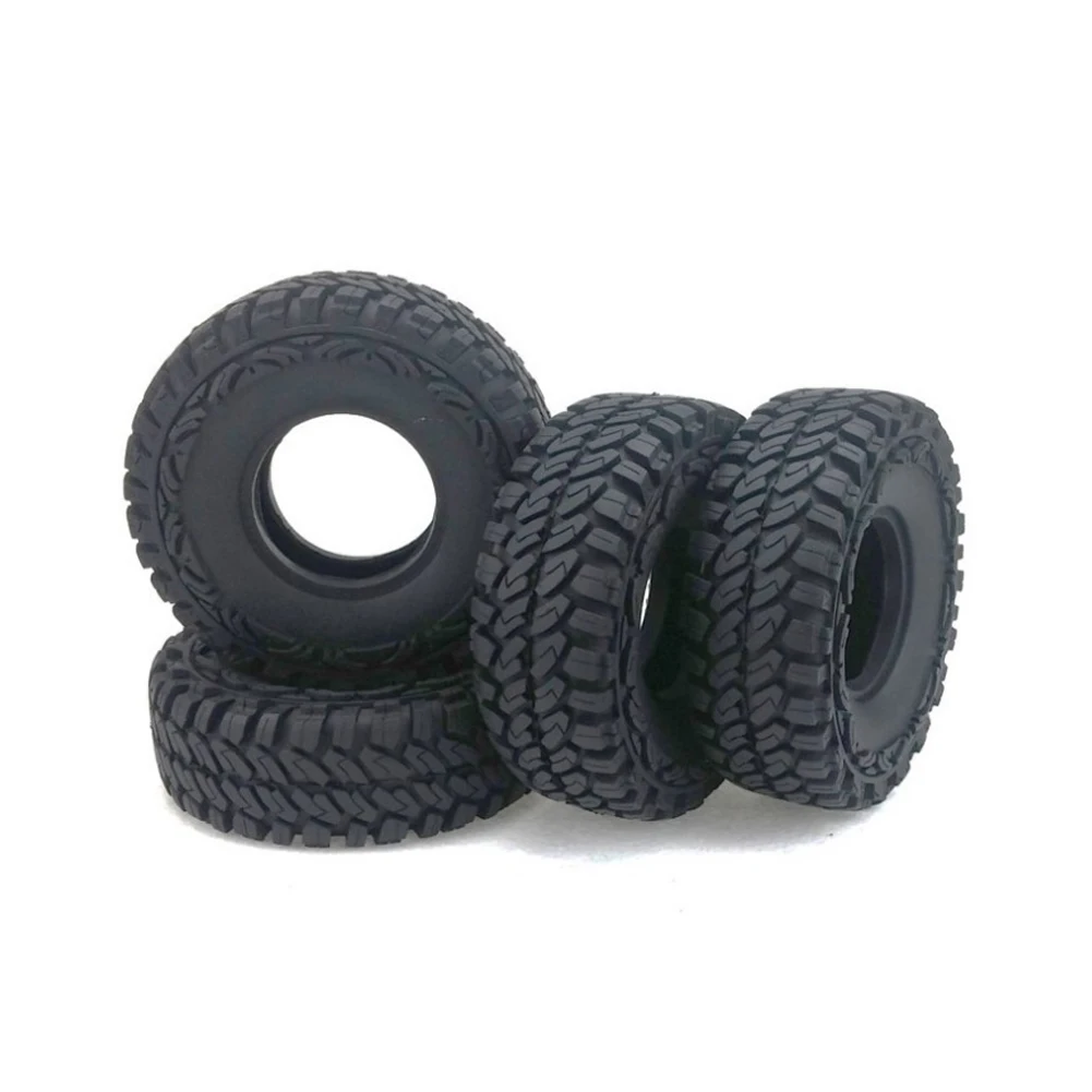 

4 шт. 1,9 дюйма резиновые шины колеса для 1:10 RC Рок Гусеничный осевой SCX10 D90 D110 TRX-4 YH-17