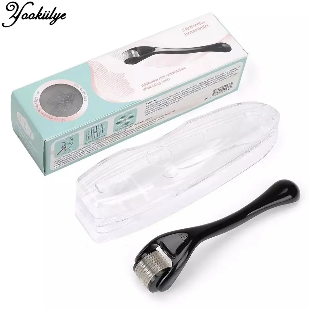 

Derma Roller 540 Needles Micro-needle Roller Medical Therapy Skin Care Tool 0.2mm/0.25mm/0.3mm Needle Length Beauty Care Tool