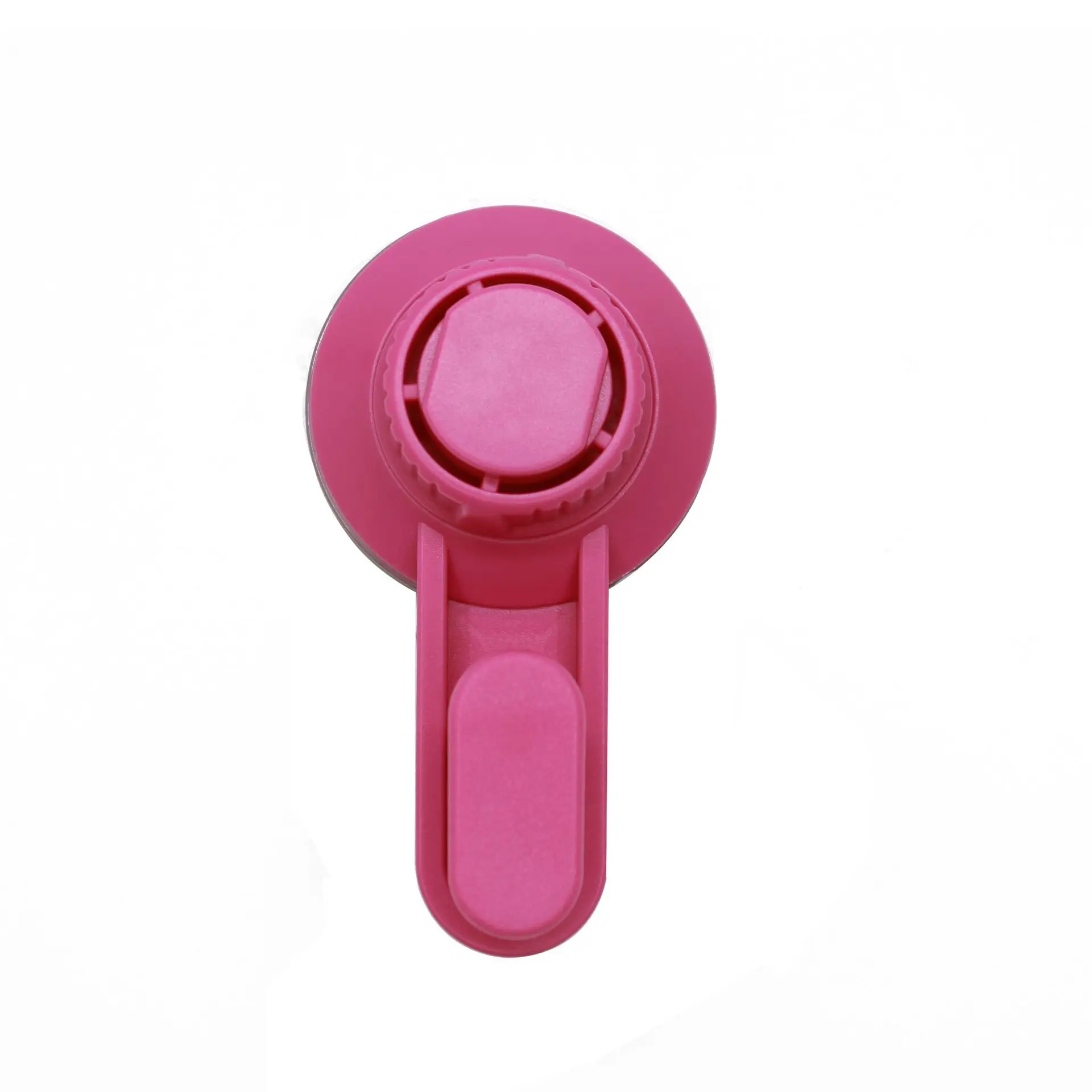 Красный KLX Quality Vacuum Sucker hook Punch free Bathroom towel hook shelf Kitchen hanging hooks home wall storage Give magic sticker - Цвет: Красный