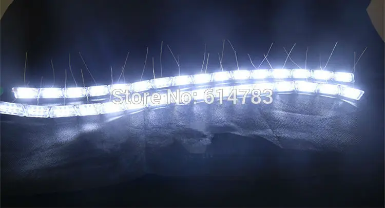 Новый стиль потока! Двухцветная белая/Янтарная гибкая светодиодная лента с