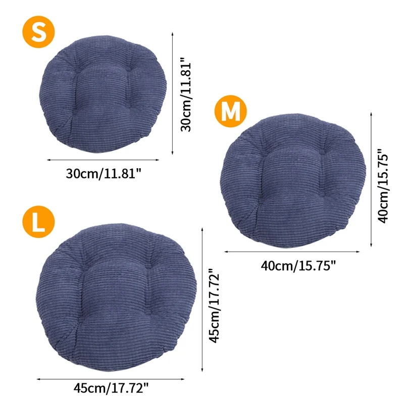 Горячие подушки сиденья утолщенные для пола круглый диван подушка на стул