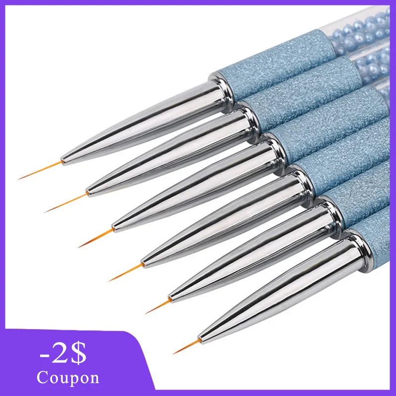 Aokitec Кисть для ногтей матовая жемчужная Ручка инструмент маникюра дизайн