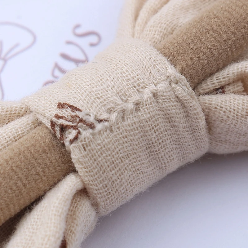 

J60B для новорожденных девочек эластичный повязка на голову с бантом, мягкие, хлопковые, однотонные Цвет модное платье принцессы с бантом и по...