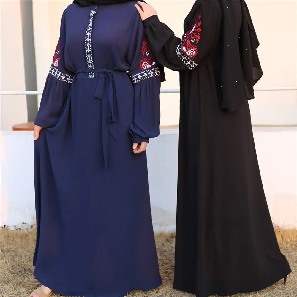 

Женский Caftan марокканский Рамадан Tesettur Elbise Vestido размера плюс Abaya мусульманское платье Турция Исламская одежда хиджаб платье