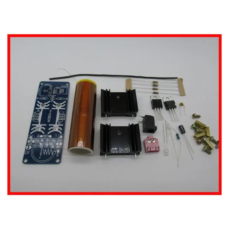 DIY мини музыкальная катушка Тесла комплект DC 15-24V 15W плазменный динамик