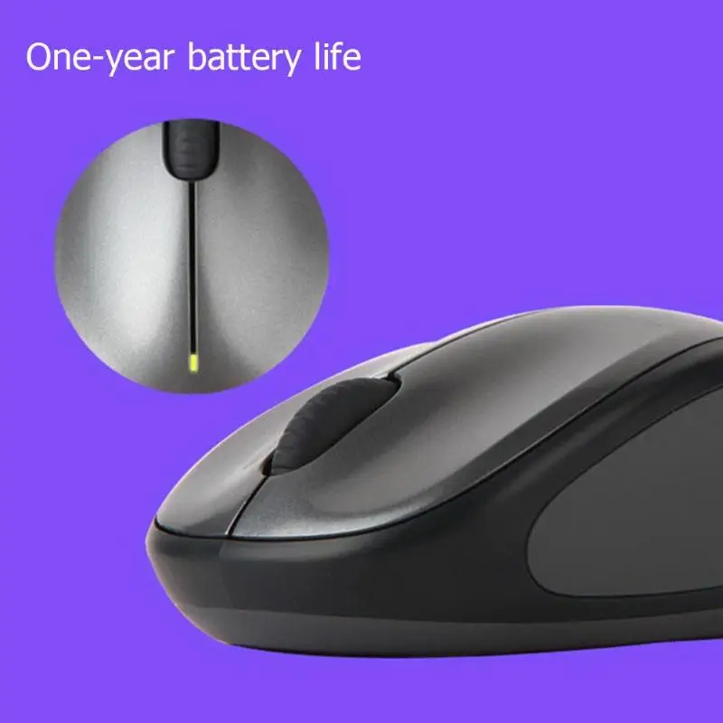 Портативная беспроводная оптическая мышь logitech M235 2,4 GHz USB 1000 dpi с 3 кнопками Прямая поставка