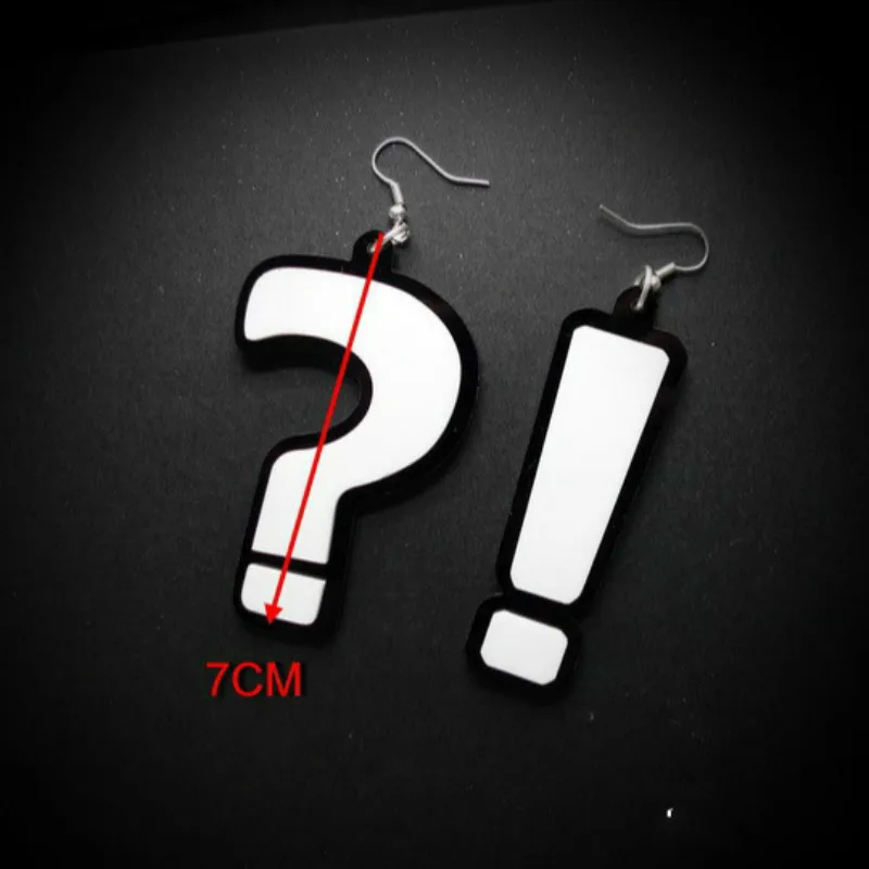 Новые крутые акриловые серьги для ночного клуба Hyperbole queration imperation Mark большие
