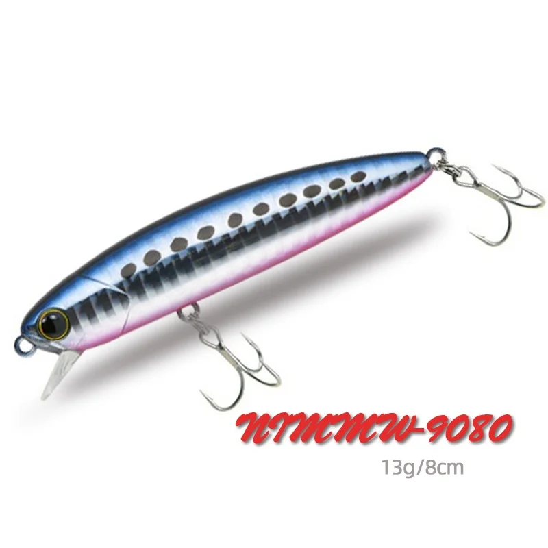 

2021 Minnow Fishing Lure Bait Weights 13g/8cm Winter Tackle Pesca Saltwater Lures Articulos De Pesca Isca Artificial Fake Fish