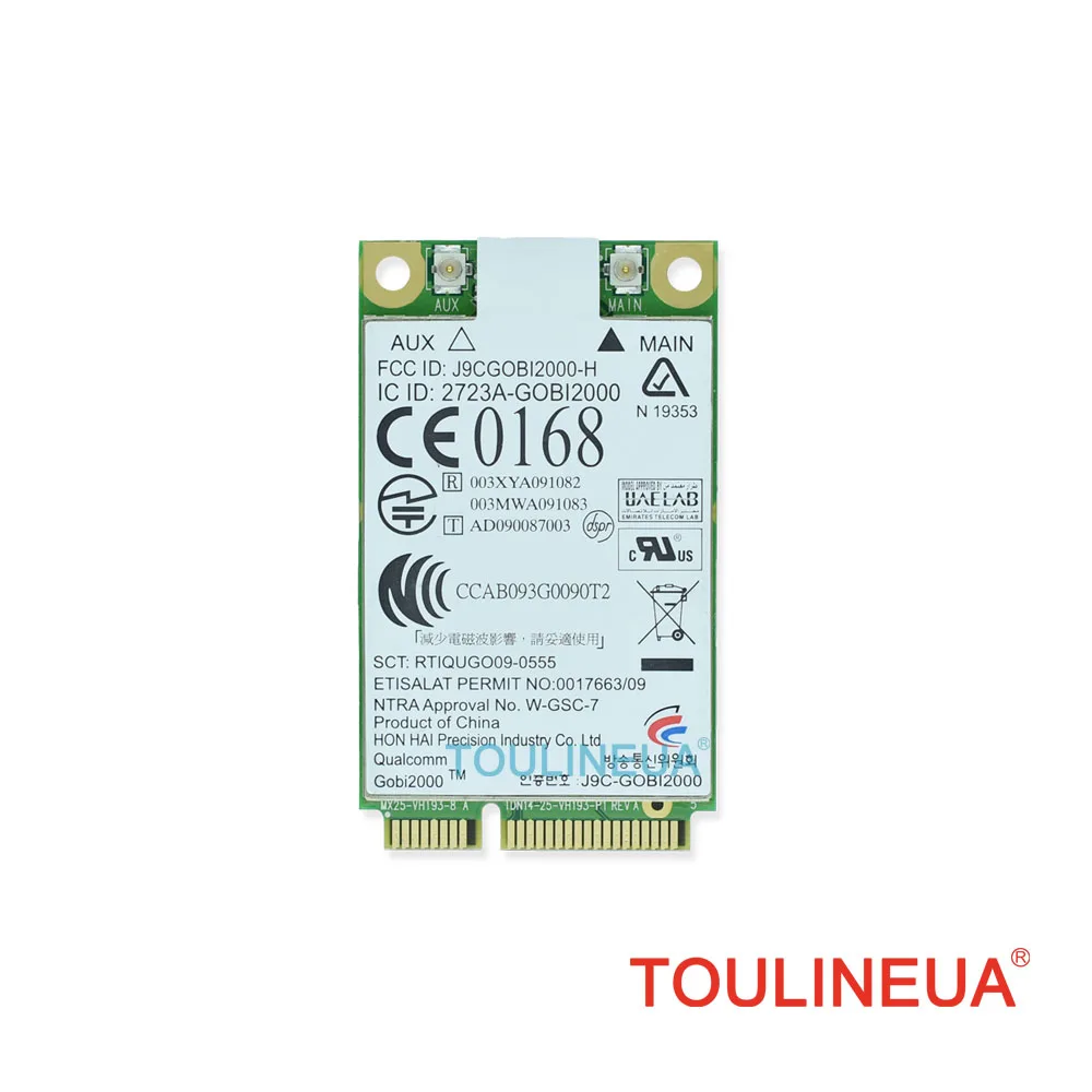 Беспроводная сетевая карта Gobi2000 UN2420 3G WWAN для ноутбука hp 2540P 2740P 8440P 8440W 8540P 8540W