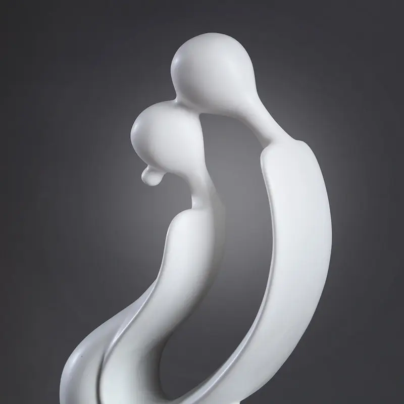 Современные керамические абстрактные персонажи целующиеся пары украшения для