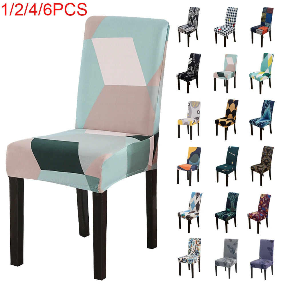 Эластичный чехол для обеденного кресла спандекс 1/2/4/6 шт. эластичный