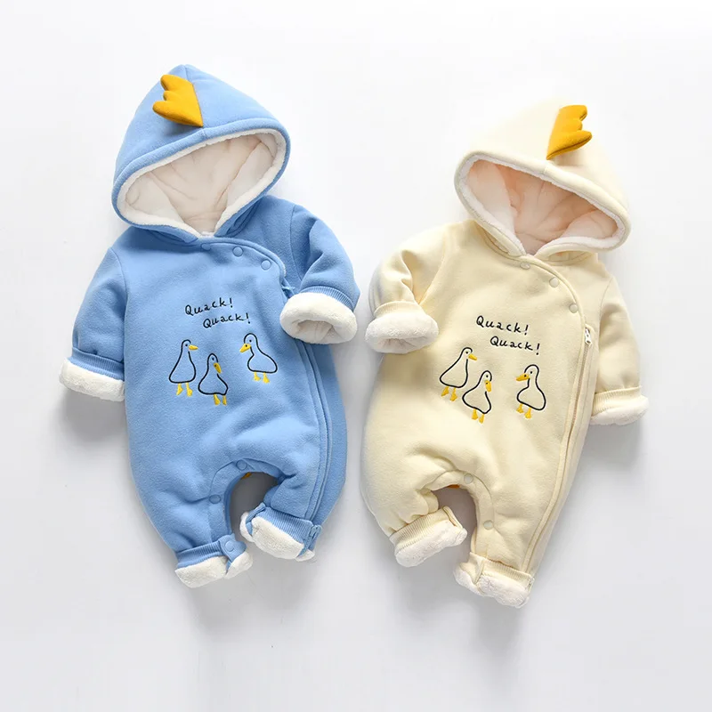 

Baby Boy Winter Clothes Baby Clothes Winter Plus Velvet Romper Thicken Baby Onesies To Keep Warm Climbing Clothes Dm*