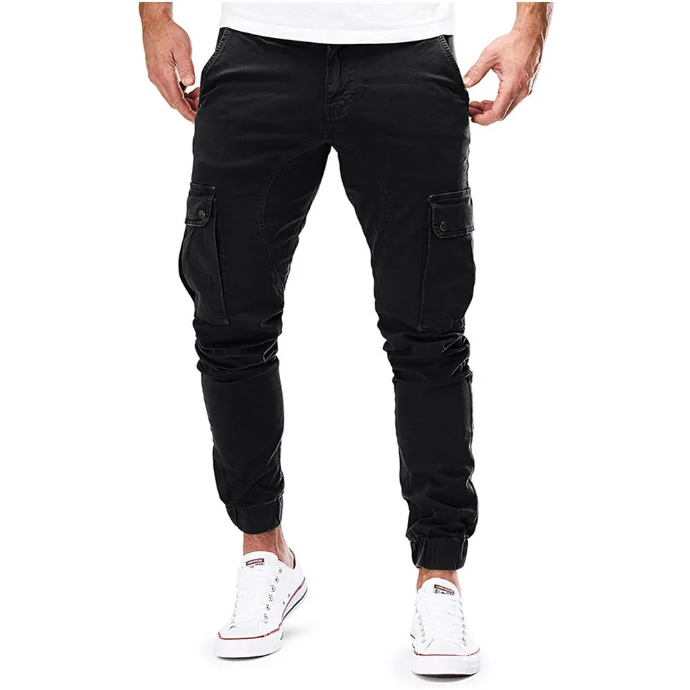 

Men Cargo Military Pants Autumn Casual Skinny Pants Army Long Trousers Joggers Sweatpants 2020 Sportswear Camo Pants Trendy 2020