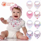 Нагрудники-банданы для новорожденных, из органического хлопка, нагрудники для кормления детей, мягкие и абсорбирующие нагрудники для свисания и прорезывания зубов, модные нагрудники для младенцев
