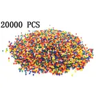 20000 шт., разноцветные Кристальные пули для водяного пистолета