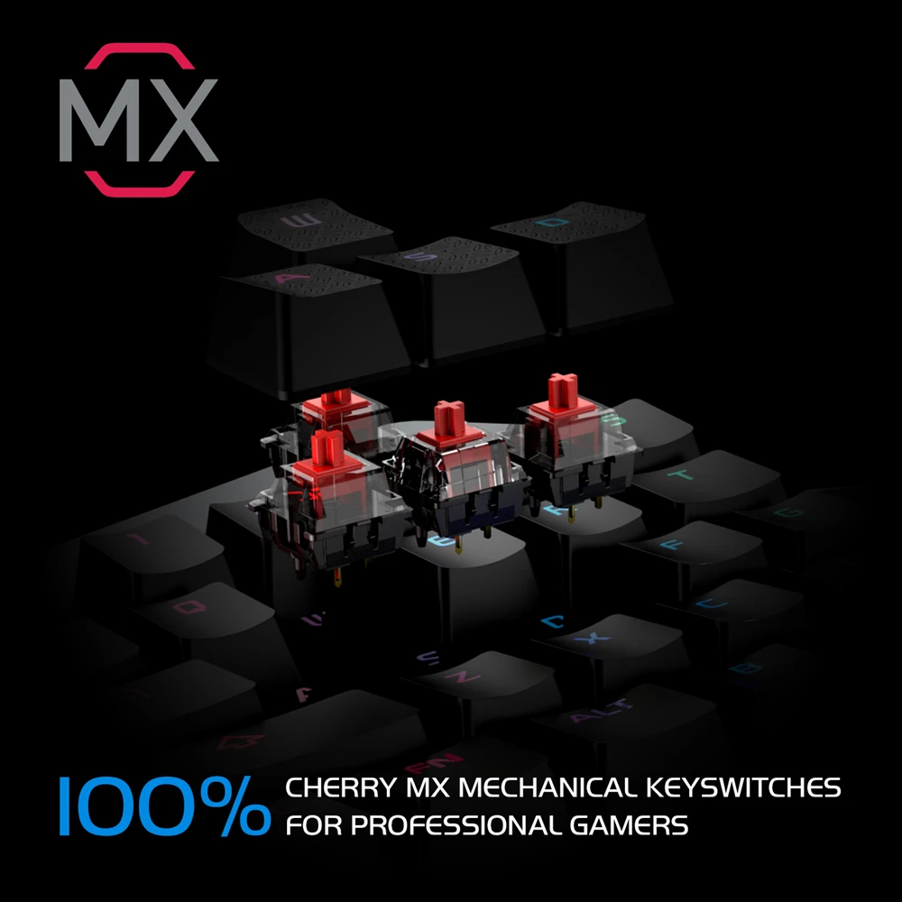 Механическая игровая клавиатура GameSir Z1 с красными переключателями Cherry MX