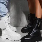 Меховые сапоги с модным карманом, на платформе ботинки на высоком каблуке женские ботильоны женские ботинки подошва чехол Женские ботильоны Botas Mujer 2020 Новый размера плюс