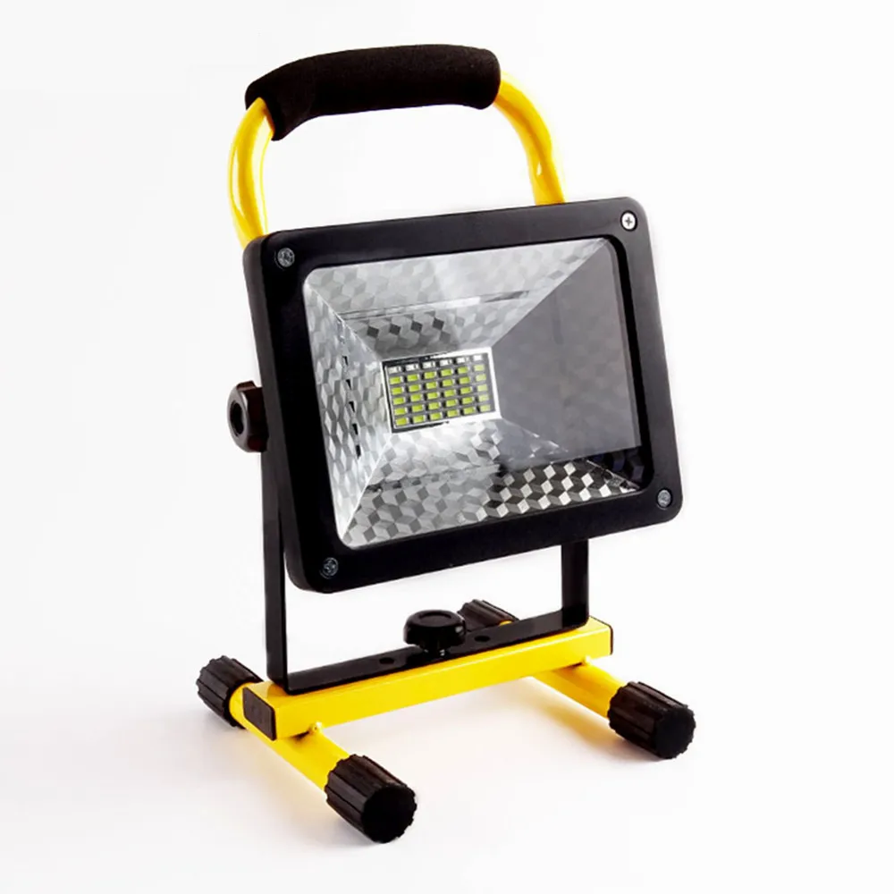 저렴한 초강력 60W LED 플러드 라이트, 대형 LED 휴대용 탐조등 36LED 방수 충전식 LED 작업 조명