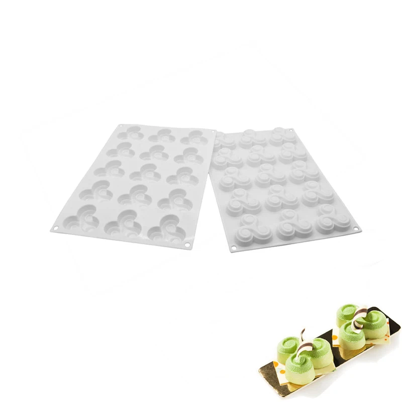 Силиконовые Мусс плесень 15 даже просо нечетный торт форма для Мусса шоколада DIY