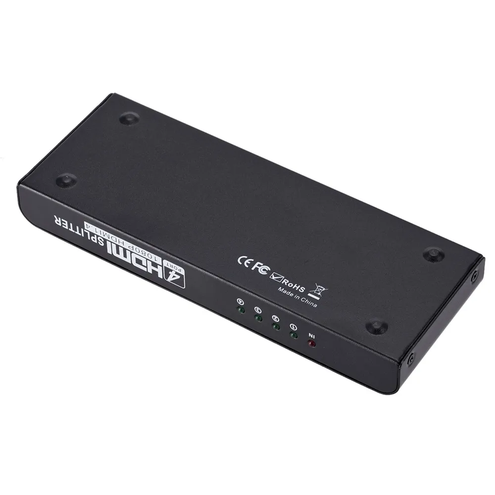 Новый 3D 2k 4K 1080p 1 в 4 выхода HDMI-совместимый разветвитель 2160P 1X4 концентратор